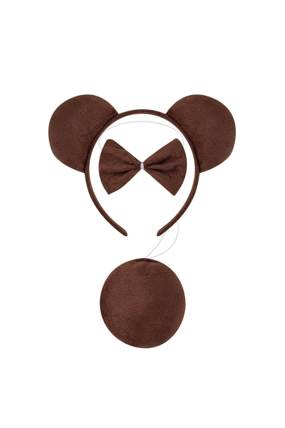 Bear Hair Band Headband Plush Bear Ear Hair Hoop Costume Accessory