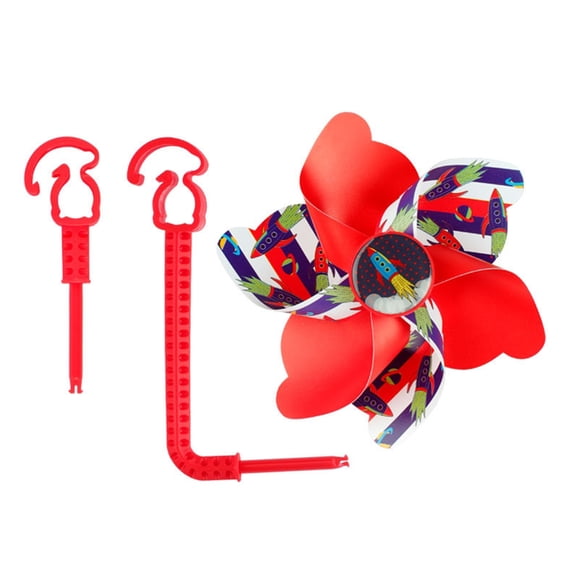 ZPAQI Bicycles Handlebars Pinwheel Windmill Spinnings Kids Pinwheel Colorful Decors
