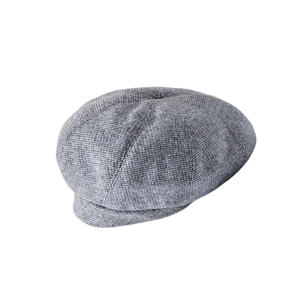 ZPAQI Bird Plaids Hat Vintage Daily Use Bowler Caps Formal Event Beret Hat for Autumn