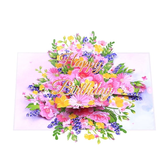ZPAQI Birthday Cards 3D Popup Happy Birthday Card 3D Happy Birthday Greeting Card