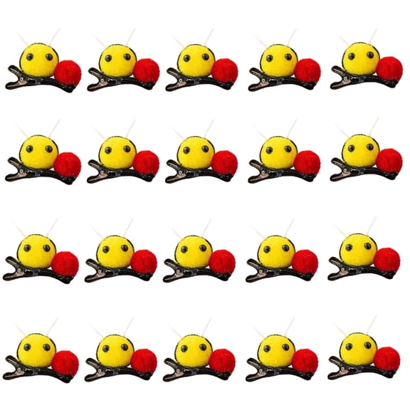 ZPAQI Birthday Party Hair Clip Kids Cartoon Yellow Bees Hairpin Child Adult Side Clip