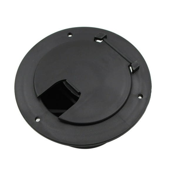 ZPAQI Black/White 5.2" O.D. Round RV Electric Cable for Hatch With Back For Boat Car R