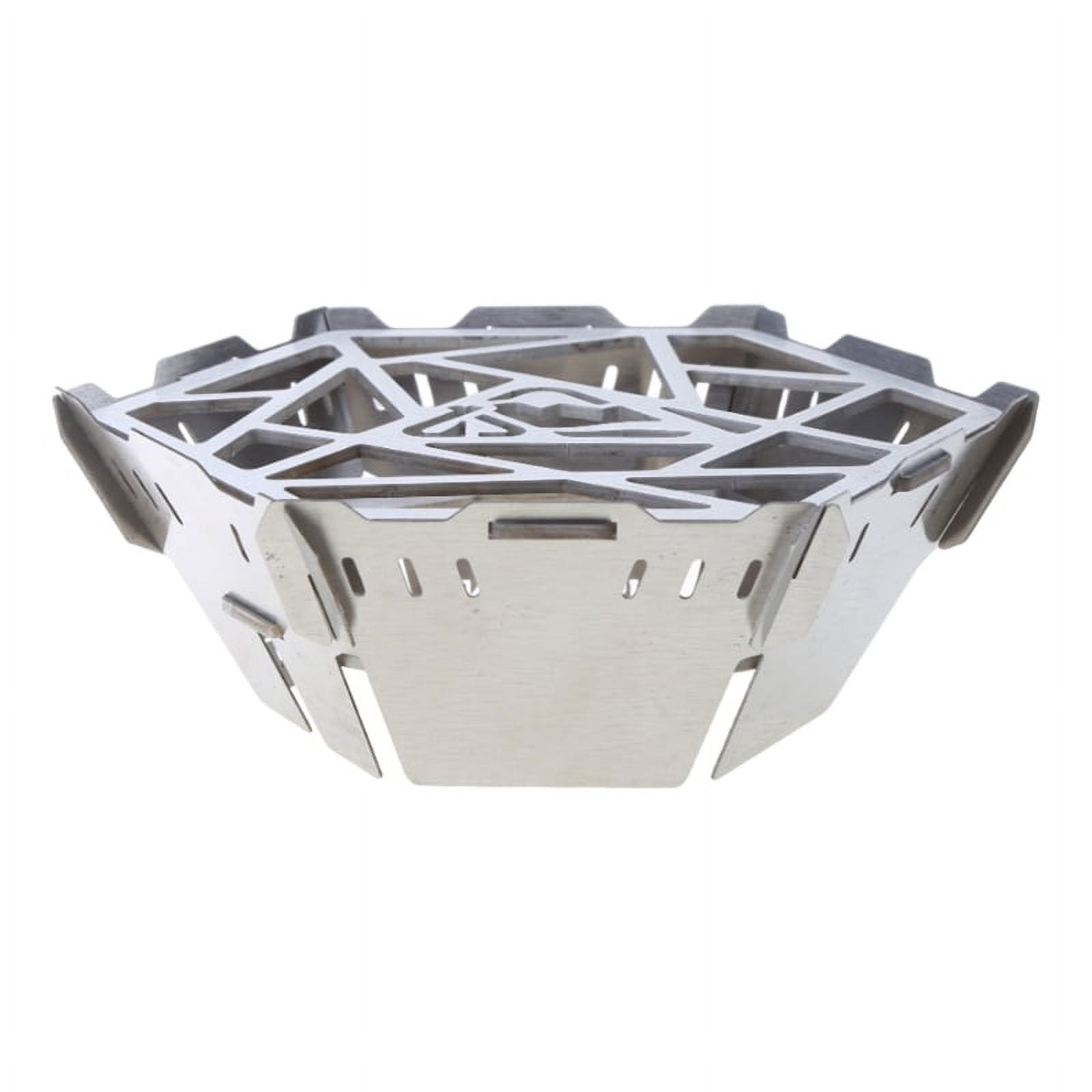 ZPAQI Camping Gas Stove WindShield Stainless Steels Outdoor Cooking Stove Windscreen