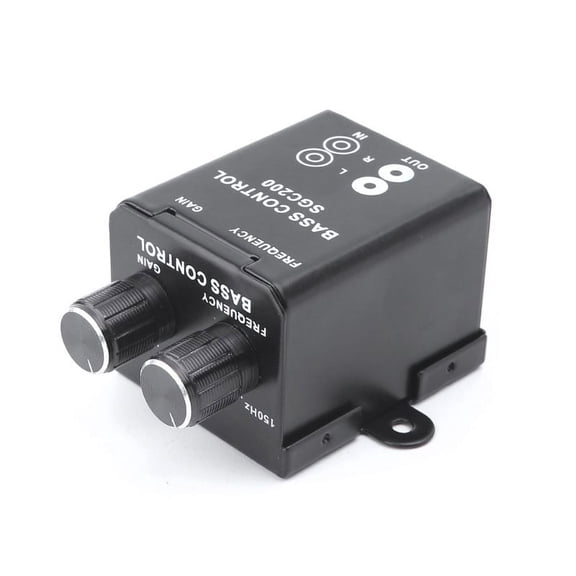 ZPAQI Car Audio Regulator Amplifier Bass Subwoofer Stereo Equalizer Controller 4 RCA