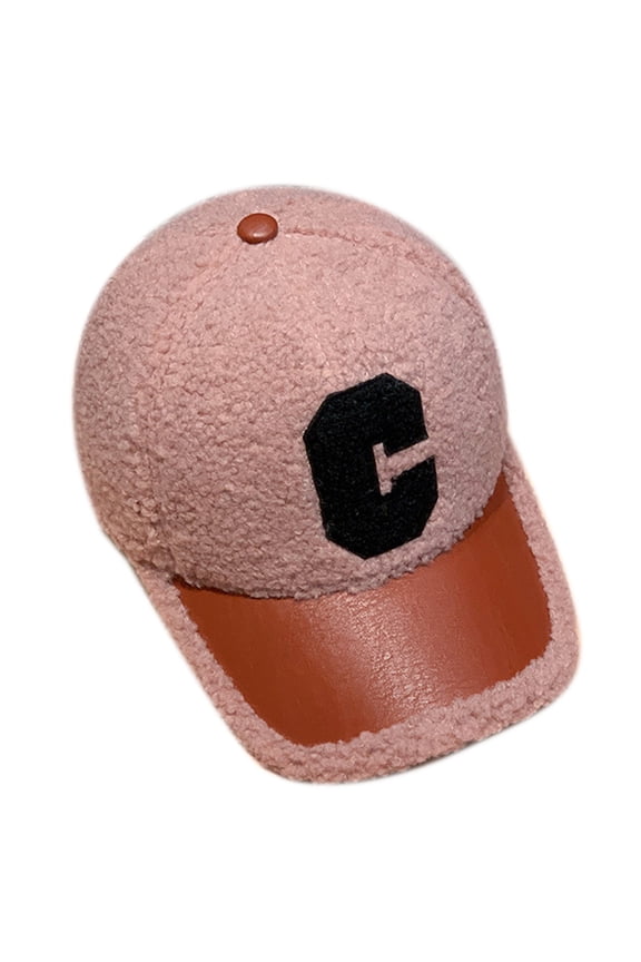 Casual Baseball Cap Letter C Peaked Cap All-match Gift for Boyfriend Girlfriend