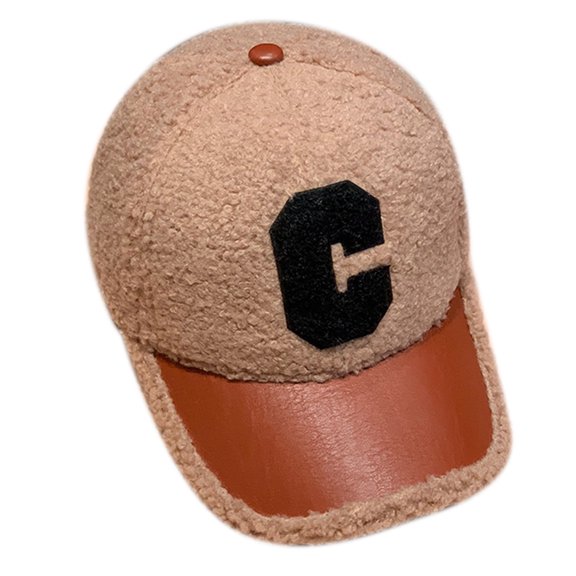 ZPAQI Casual Baseball Cap Letter C Peaked Cap All-match Gift for Boyfriend Girlfriend