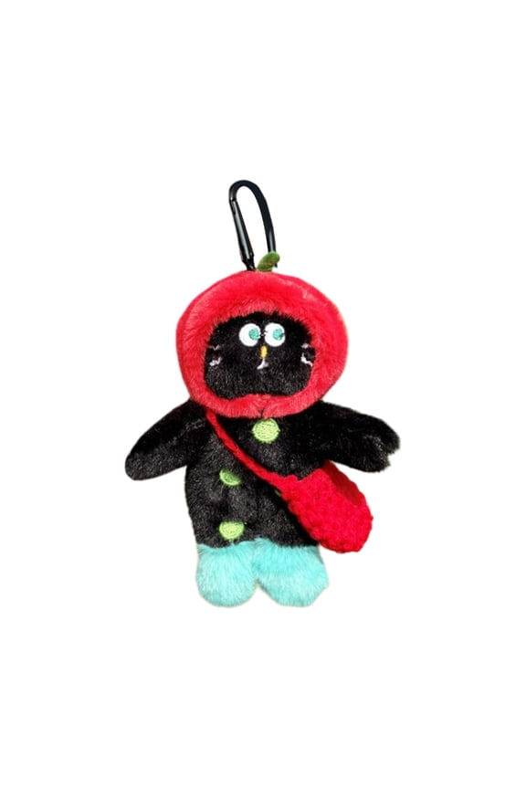 Cats Plush Doll Keychain Pendant Key Holder Keychain Charm Plush Bag Charm