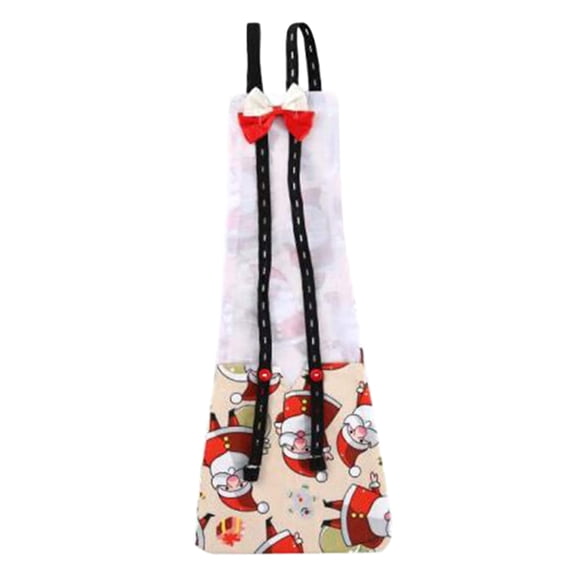 ZPAQI Chicken Diapers for Pet Duck Poultry Clothes with Bowknot Christmas Print