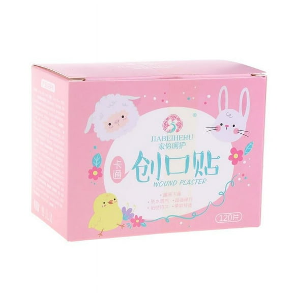 ZPAQI Children Band-aids 120 Pcs Waterproof Breathable Hemostasis Adhesive Bandages Kid Lovely Print Emergency Band Aid