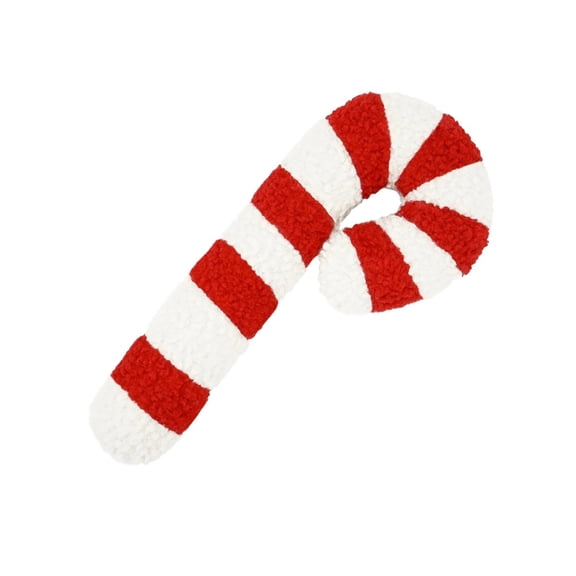 ZPAQI Christmas Comfort Plushie Pillow with Candy Shape for Unique Home Furnishing