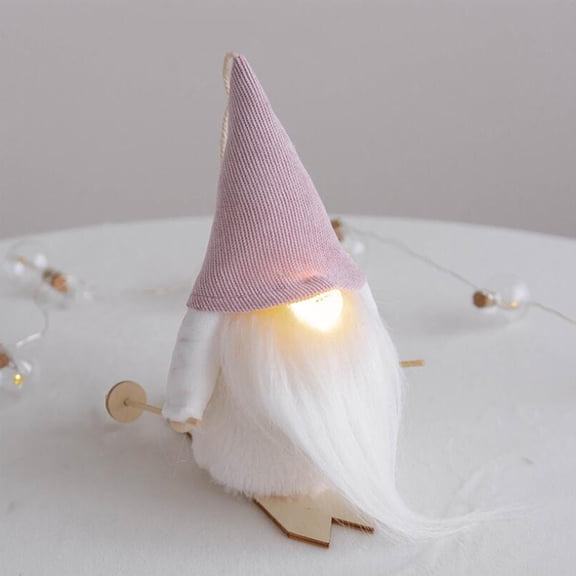 ZPAQI Christmas Cute Faceless Elf Forest Decorate New Year Children Figurine Toys