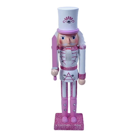 ZPAQI Christmas Decorations Nutcracker Soldier King Ornament for Indoor Winter Table