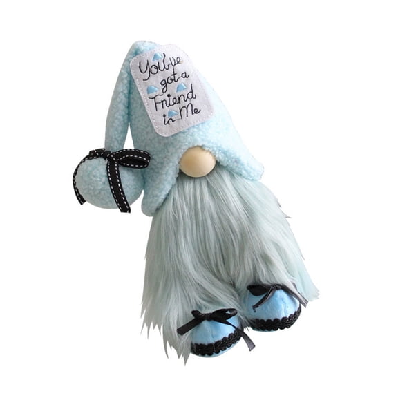 ZPAQI Christmas Gift Toy Gnome Figurine Soft Handmade Fabric Plush Toy