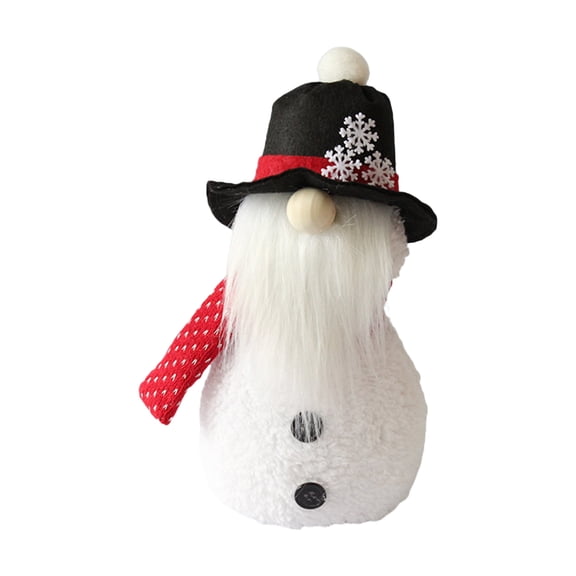 ZPAQI Christmas Gnome Santa Claus Snowman Tomte Nisse Swedish Elf Ornaments Home Farmhouse Kitchen Decor Shelf Tiered Tray Decorations