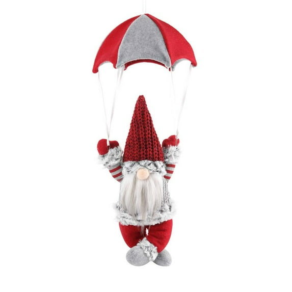 ZPAQI Christmas Swedish Gnome Parachute Hanging Pendant Ornaments Xmas Festival Decoration Supplies