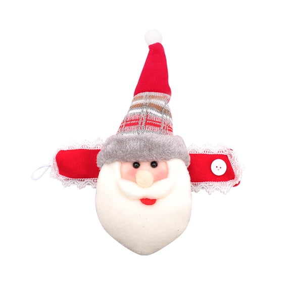 ZPAQI Christmas Window Curtain Tieback Buckle Cute Cartoon Santa Snowman Elk for Doll Draperies Holder Holdbacks Rope Bandage Xmas Holiday Decoration