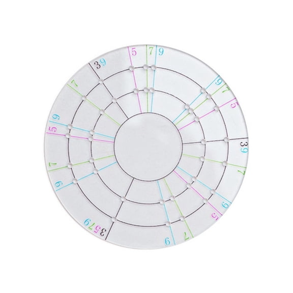 ZPAQI Circular Divider Template Tool Ceramic Round Divider Clay Tool Pottery Tool