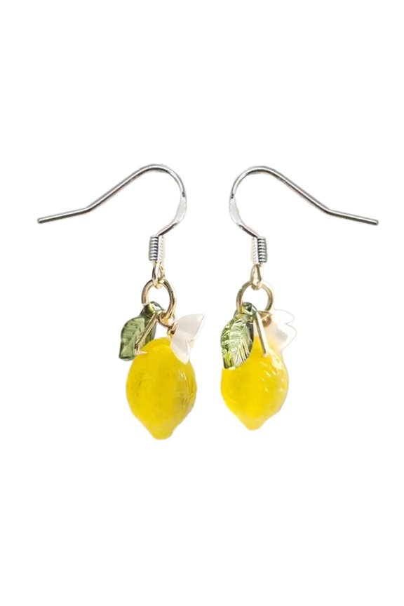 Citrus Lover's Delight Ear Accessories Refreshing Earrings for Daily Wear Dates