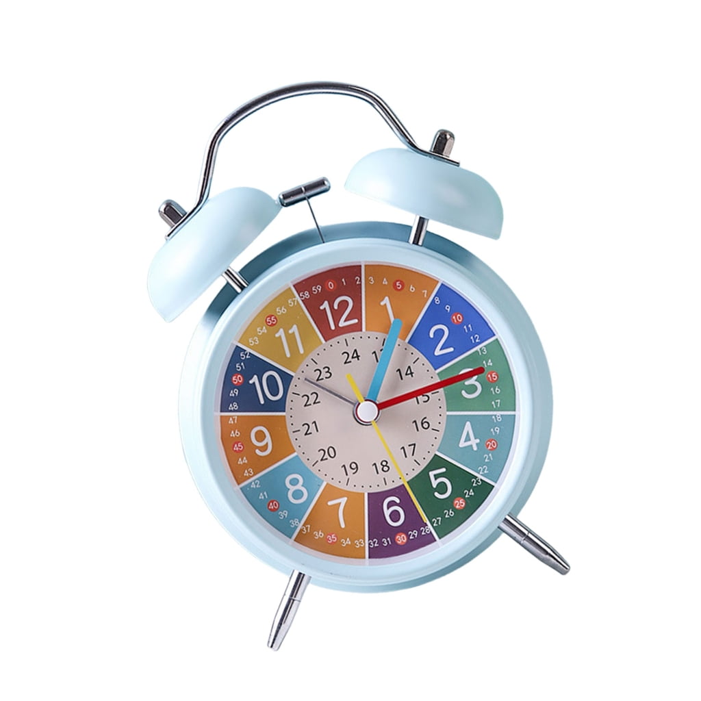 ZPAQI Classical Twin Belled Alarm Clock with Loud Sound Battery with