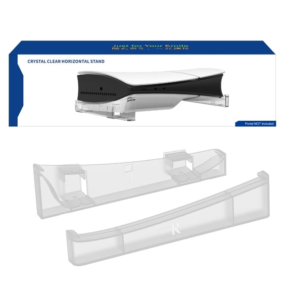 ZPAQI Clear ABS Stand Desktop Support Hold Clear Rack Lightweight for Game Consoles