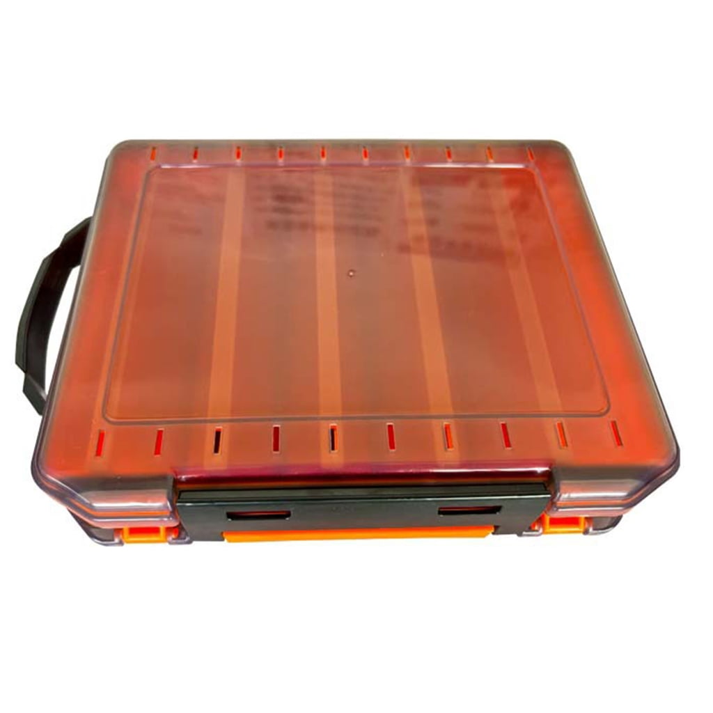 ZPAQI Clear Terminals Fishing Tackle Box Waterproof Fishing Hook Storage Baits Case