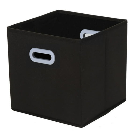 ZPAQI Cloth Cube Storage Boxes with Double Metal Handle Collapsible Folding Basket