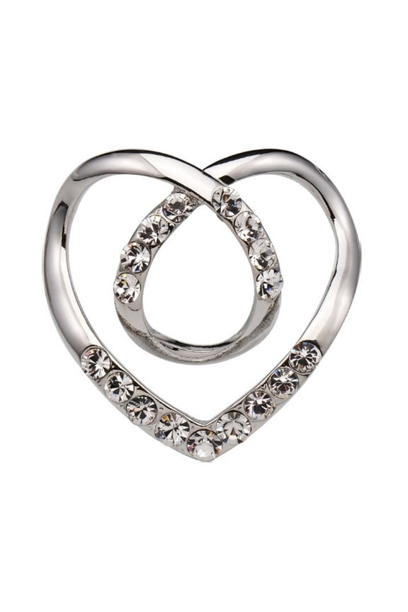 Clothes Corner Buckle Heart Metal Knot Button Lady Waist T-Shirt Tie Clips