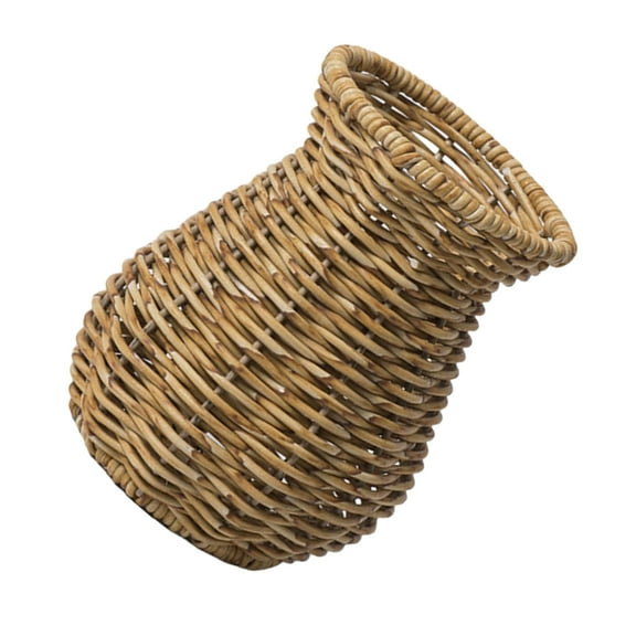 ZPAQI Contemporary Rattan Vase Braided Vase for Any Home Interior Themes Decors