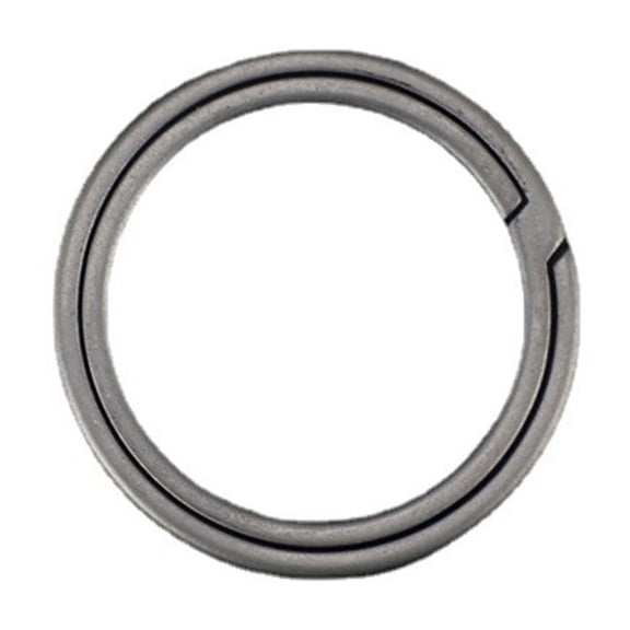 ZPAQI Convenient Keychain Rings Flat Key Rings Metal Keychains Rings Split Keyrings