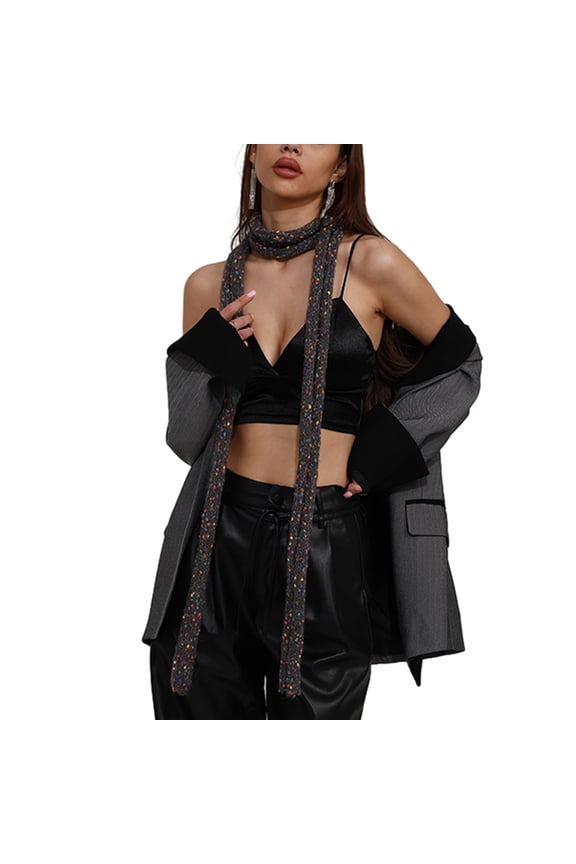 Crochet Scarf Women Winter Warm Fashion Colorful Scarves Cute Muffler Shawl