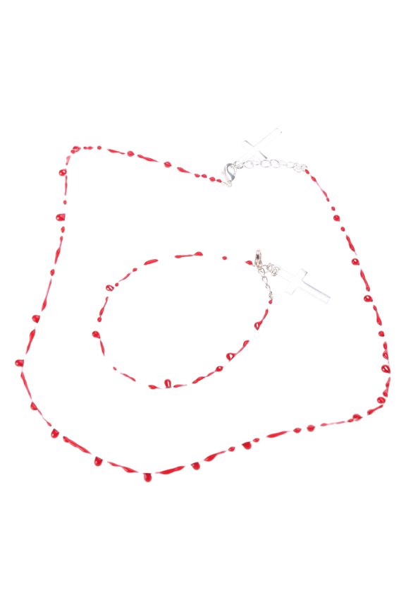 Cross-shape Bracelet Punk Clavicle Chain Street Shooting Nightclub Neck Chain