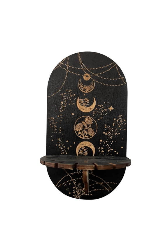 Crystal Stone Holder Phase Wiccan Supplies Dowsing Pendulum Necklace Holder