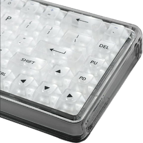 ZPAQI Crystal Transparent PC Keycaps OEM 115 Keys for MX Switcher Keyboards