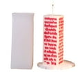 thumbnail image 1 of ZPAQI Cuboid Silicone Molds Silicone Candle Making Molds with Scripture Pattern, 1 of 14