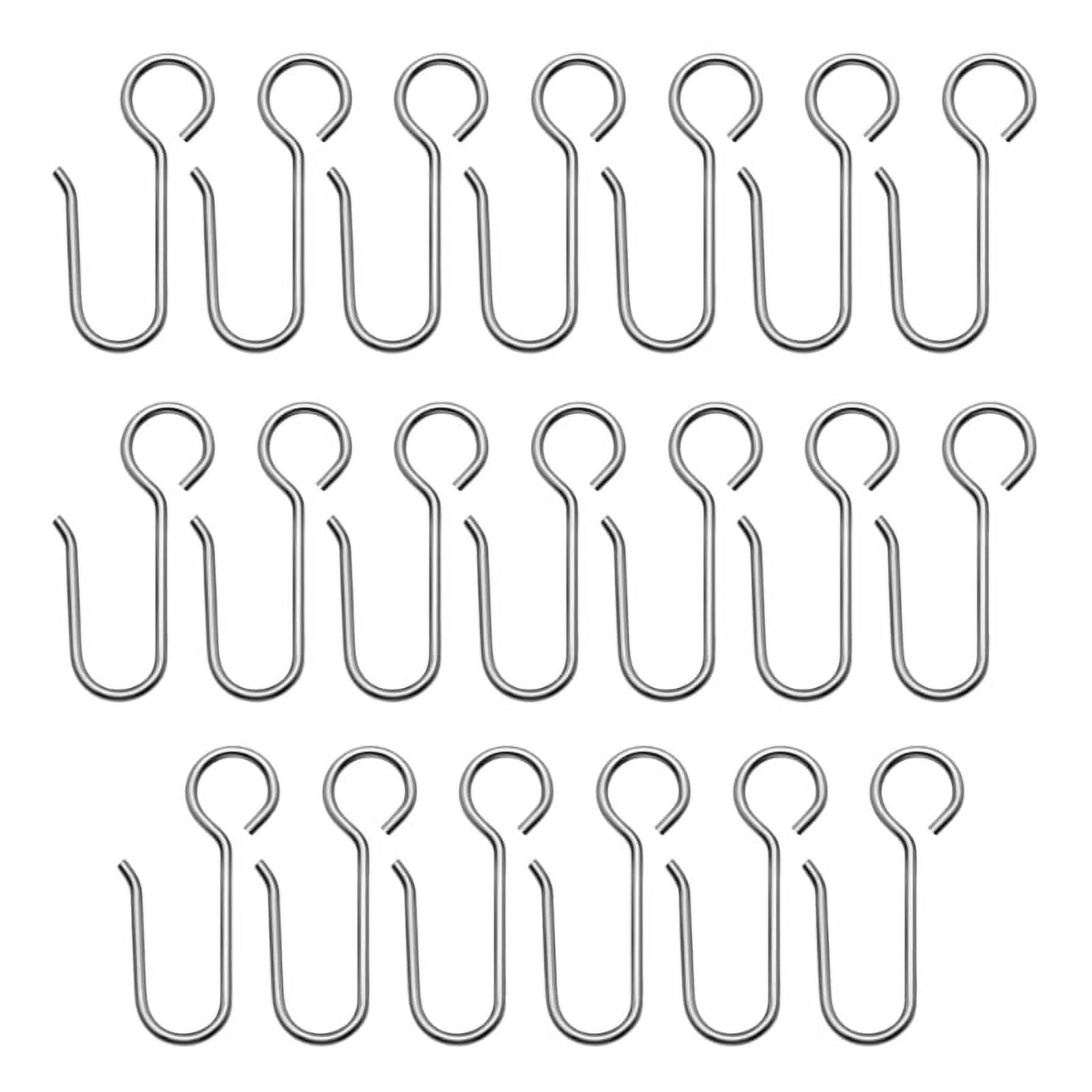 ZPAQI Curtain Accessories Metal Curtain Track Install Hooks S Shaped