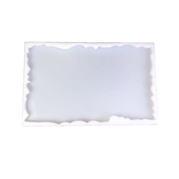 ZPAQI DIY Crystal Epoxy River Table Mould Irregular Tabletop Drop Glue Resin Mould For Valentine's Day Gift