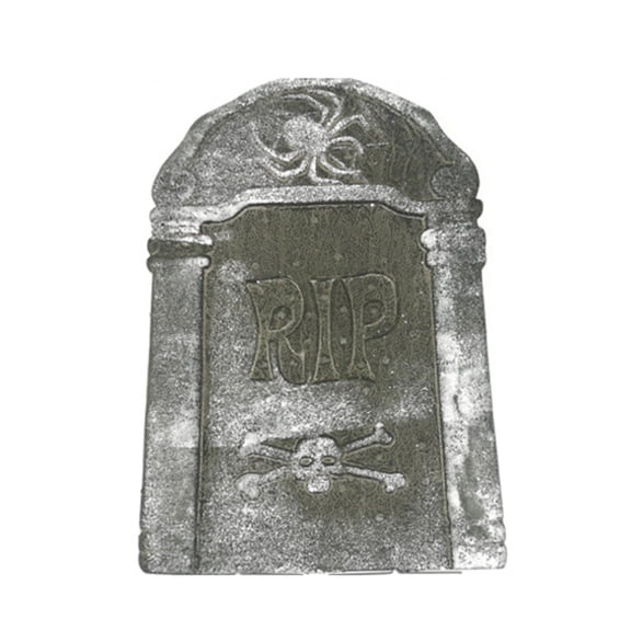 ZPAQI Decor Foam Tombstone With RIP Letters Skeleton Horror Props for Home Party Haunted House Decoration Supplies Accessories
