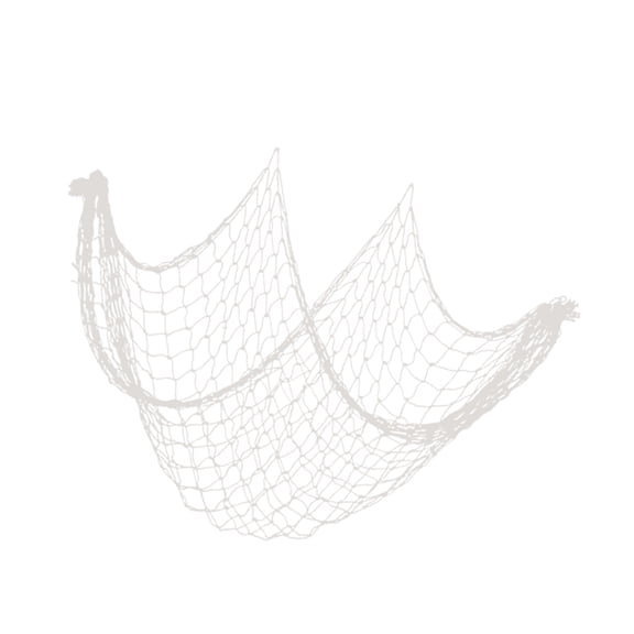ZPAQI Decorative Fishing Net Wall Decoration Cotton Ocean Theme Wall Art Fish Net