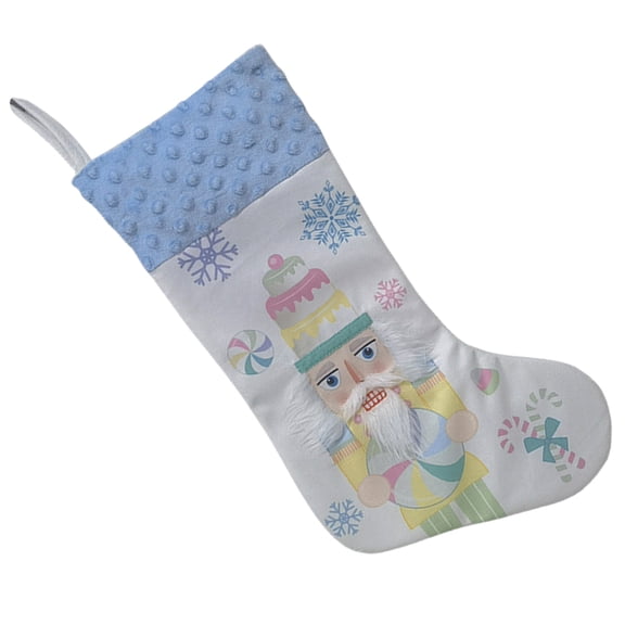 ZPAQI Decorative Nutcrackers Soldier Christmas Stocking Present Bag Hanging Ornament
