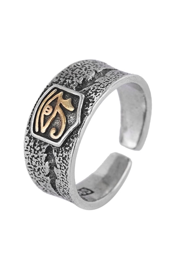 Devil Eye Finger Ring Egypt Eye of Horus Joint Ring Vintage Punk Ring Adjustable
