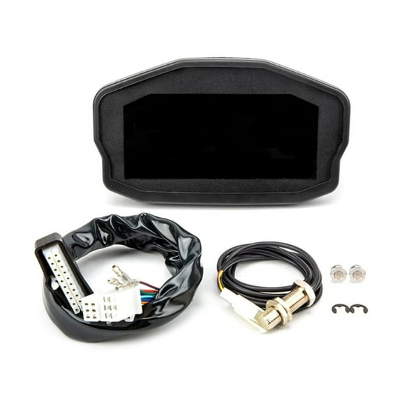 ZPAQI Digital Universal Motorcycles Odometer Speedometer Tachometer 14000RPM Gauge