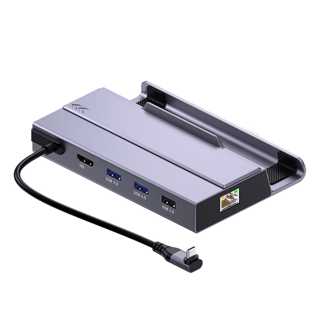 ZPAQI Docking Station for ROG/X/SteamDeck Dock with HDMI2.0 4K@60Hz Gigabit Port