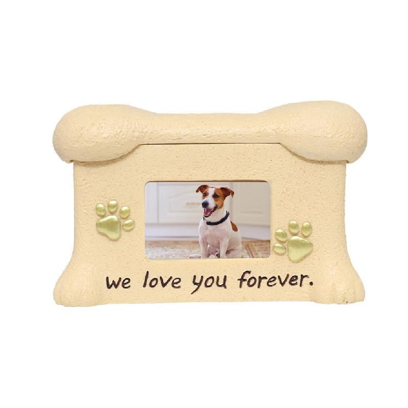 ZPAQI Dog Funeral Cremation Urn for Ashes Pet Wood Memorial Urns for Funeral