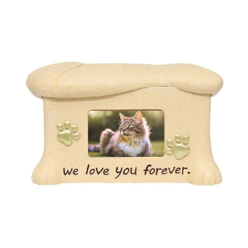 ZPAQI Dog Funeral Cremation Urn for Ashes Pet Wood Memorial Urns for Funeral