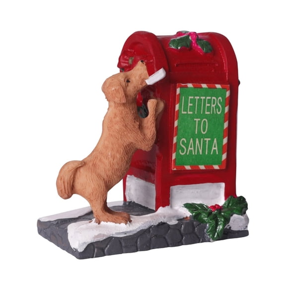 ZPAQI Dog Mailbox for Letter and Business Card Storage Tabletop Organization Supplies