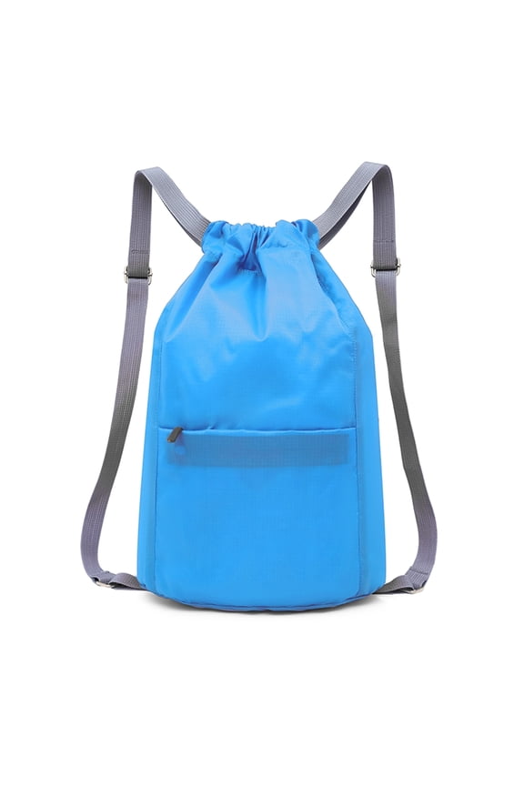 ZPAQI Drawstring School Backpack Waterproof Gym Sacks Unisex Travelling Shoulders Bag