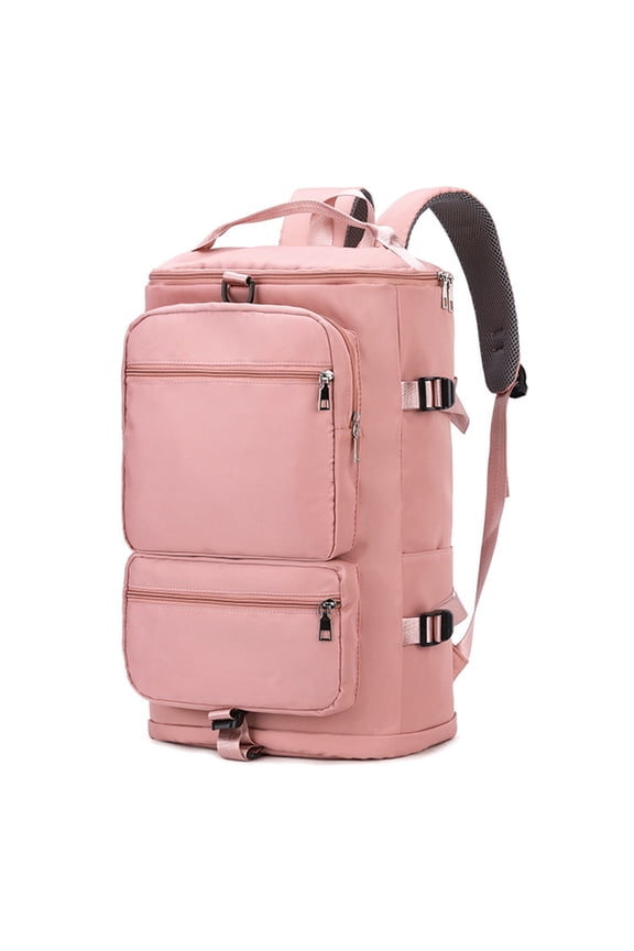 Duffle Backpack Gym Backpack for Women with Shoe Compartment Dry Wet Separated
