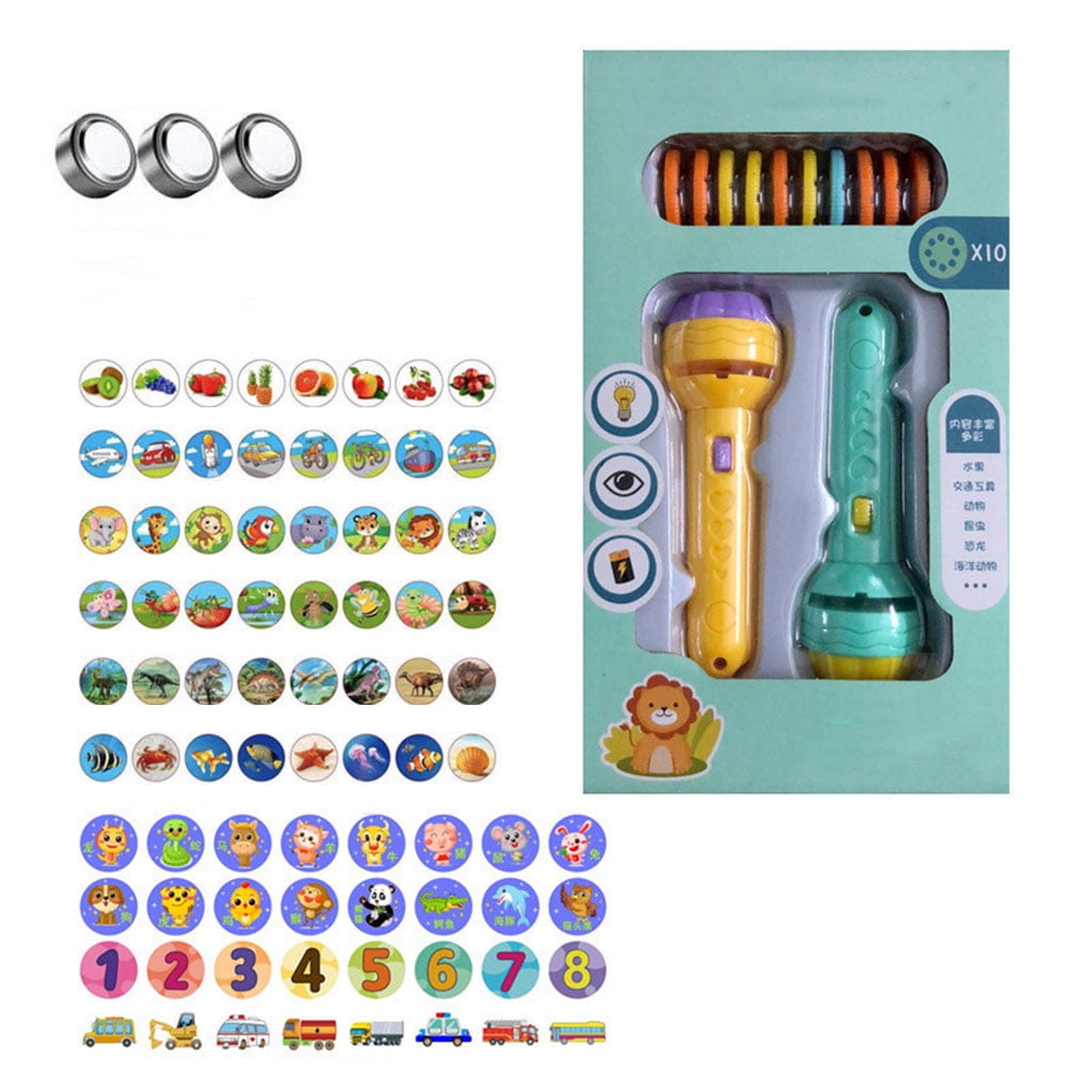 ZPAQI Early Childhood Education Projector Slide Story Machine Bedtime