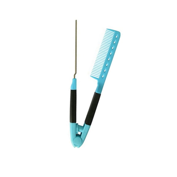ZPAQI Effortless Straight Hair Creation with V Style Comb Suitable for Hair Type