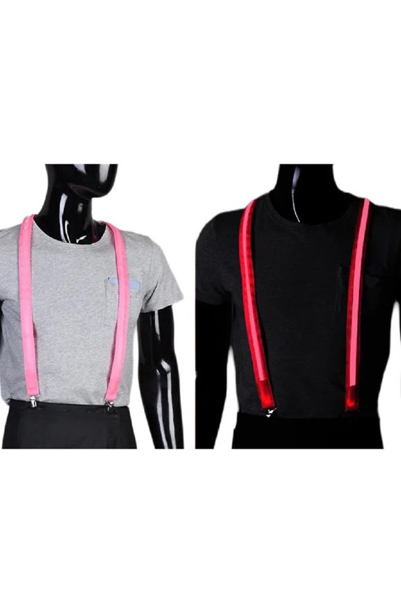 Electric Harness Strap Fashionable LED Back Support Harness Strap Suspenders